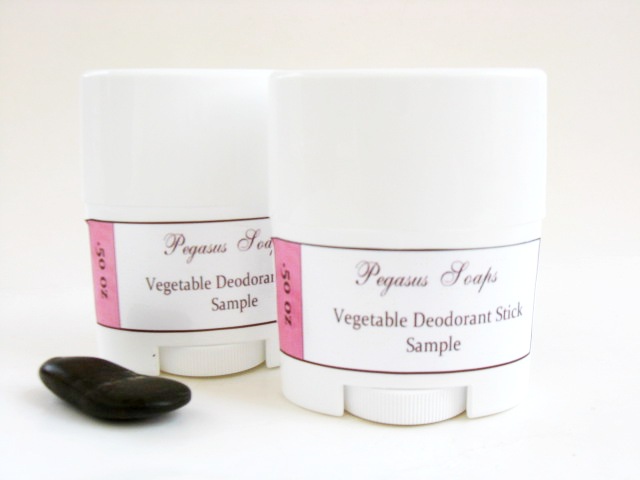 Sampler Vegetable Deodorant Stick .50 oz Select Your Own Scent