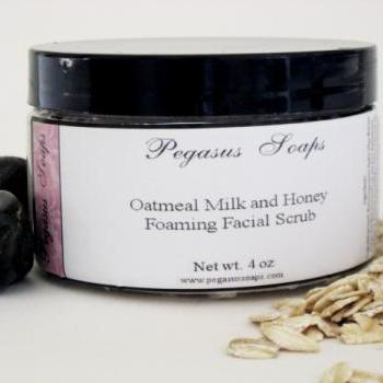 Oatmeal Milk and Honey Foaming Oatmeal Facial Scrub 4 oz