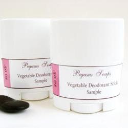 Sampler Vegetable Deodorant Stick .50 oz Select Your Own Scent
